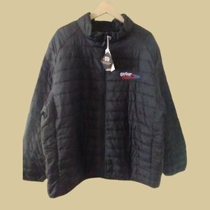 NEW CORE365 Men's Warm Logik Packable Puffer Jacket Sz 2XL Classic Black Zip Up